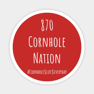 870 Cornhole Life Magnet